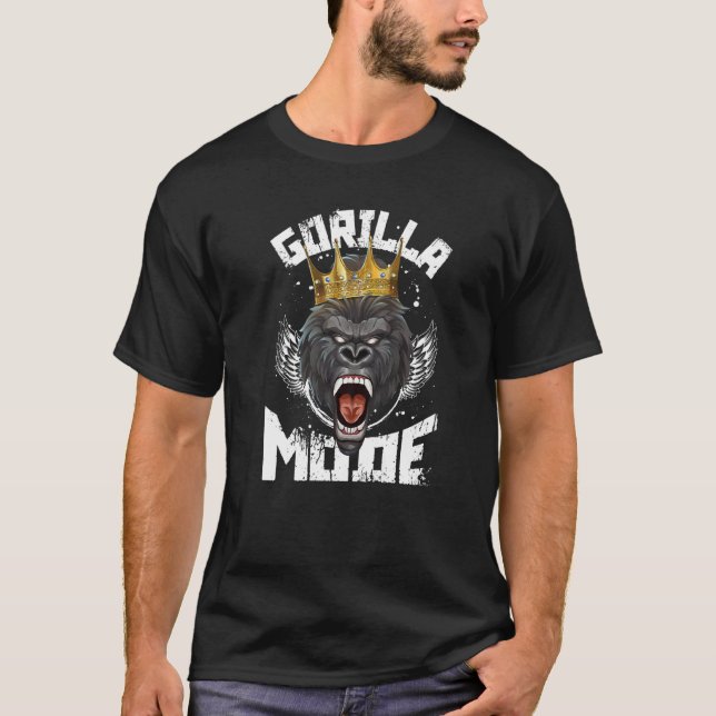 Camiseta Modo Gorilla Motivação Festa de Motivação Malhação (Frente)