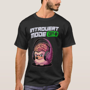Camiseta Modo Introvertido Ativado Cuteouriço