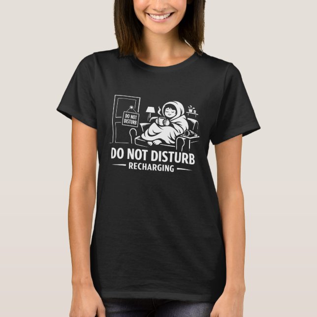 Camiseta Modo Introvertido Não Perturbe (Frente)