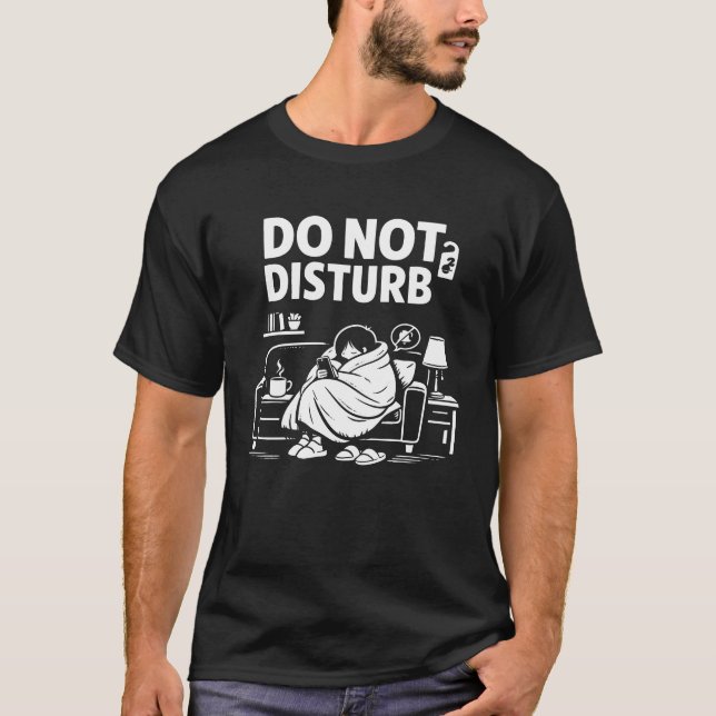 Camiseta Modo Introvertido Não Perturbe (Frente)