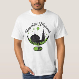 Camiseta Modo jejum ativado frase engraçada do ramadão