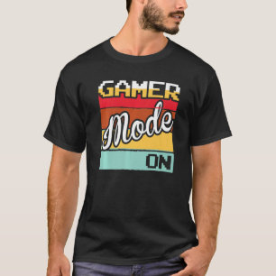 Camiseta Modo Jogador De Jogos Em Videos games De Jogadores