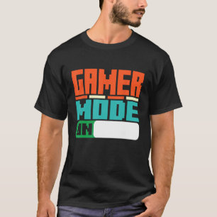 Camiseta Modo Jogador Em Videos games De Jogos