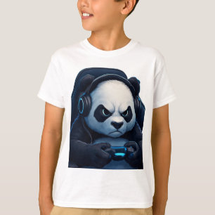 Camiseta Modo Jogador Panda - Arte para Jogos Bons