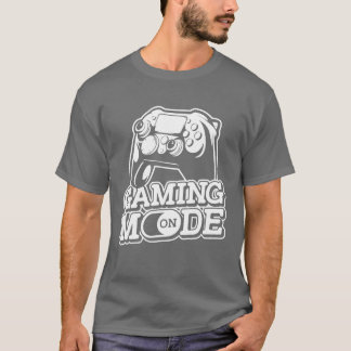 Camiseta modo jogo ativado garota garota