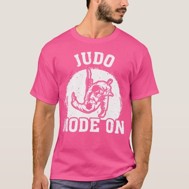 Camiseta Modo Judo no Engraçado Judo Fighter (Frente)