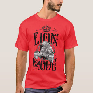 Camiseta Modo Leão de Extração da Festa de Elevação Pesos G