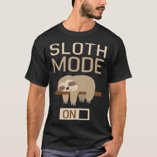 Camiseta Modo Leve Em Lpreguiçoso Penteado