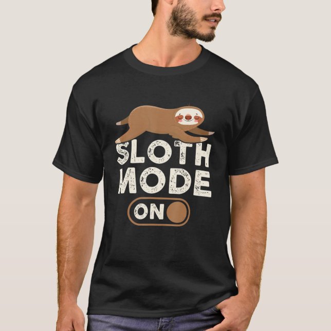 Camiseta Modo Leve Na Lama De Dormir 1 (Frente)