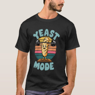 Camiseta Modo Levedura, Chef de Pastelaria Padeiro de Massa