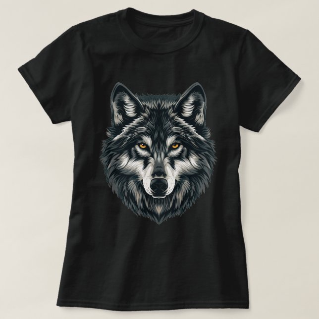CAMISETA MODO LOBO (Frente do Design)
