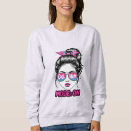 Camiseta Modo Mãe Legal Ativado – Design Divertido e Modern