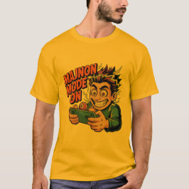 Camiseta MODO MAJNON ATIVADO – Gamer Divertido com Bola 8