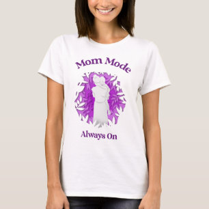 Camiseta Modo Mamãe Sempre Ativado – Vida Divertida da Mate