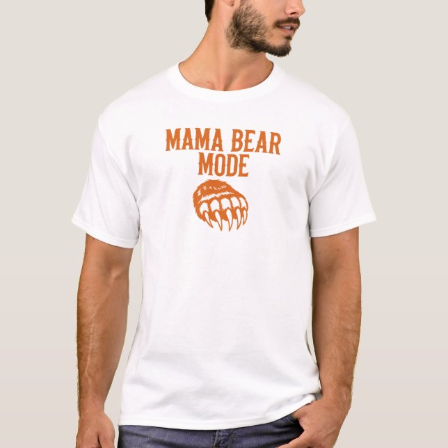 CAMISETA MODO MAMÃE URSO (Frente)