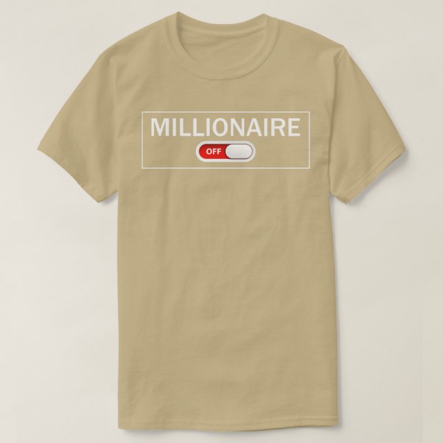 Camiseta Modo Mindset Milionário Ativado (Frente do Design)