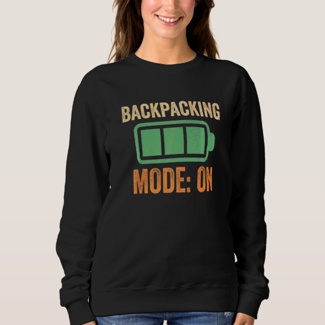 Camiseta Modo Mochileiro na Bateria (Frente)