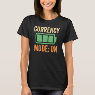 Camiseta Modo Moeda na Bateria Projeto