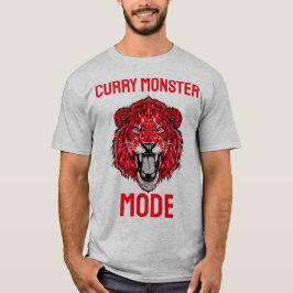 Camiseta Modo Monstro do Curry Amante do Curry
