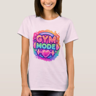 Camiseta Modo Neon Gym - Malhação arco-íris - Abertura com 