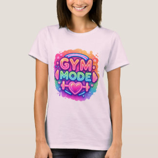 Camiseta Modo Neon Gym - Malhação arco-íris - Abertura com 