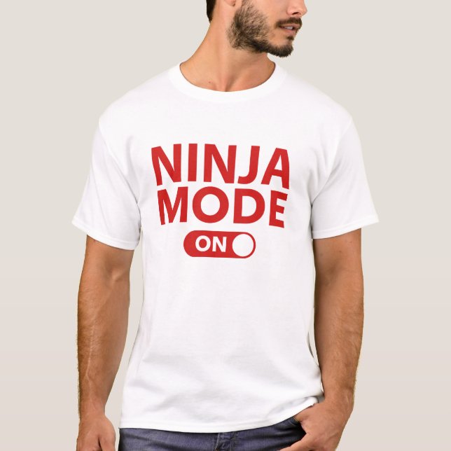Camiseta Modo Ninja ativado (Frente)
