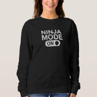 Modo Ninja Ativado para homens mulheres e crianças