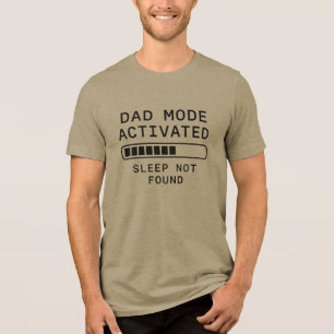 Camiseta Modo Pai Ativado Sono Não Encontrado