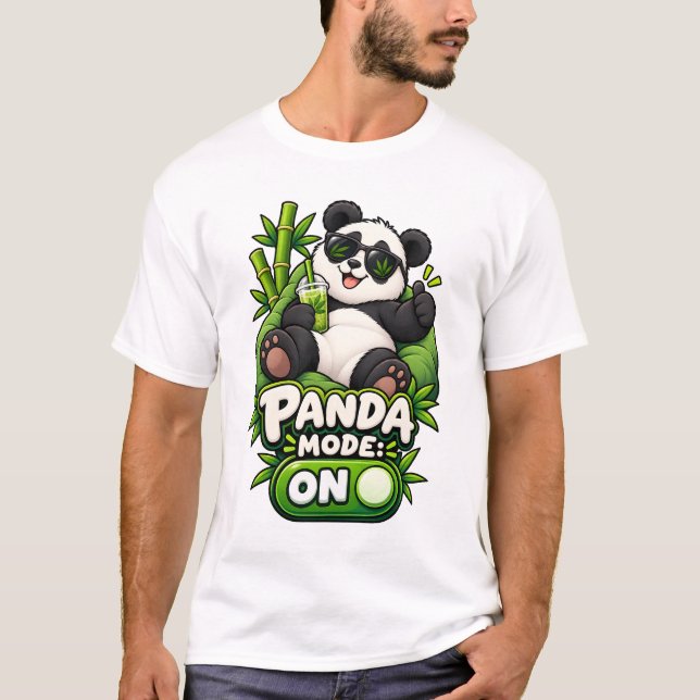 Camiseta Modo Panda Ativado (Frente)