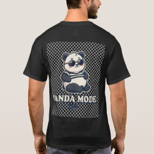 Camiseta Modo Panda Transparente Ativado (Novo Design 🔥)