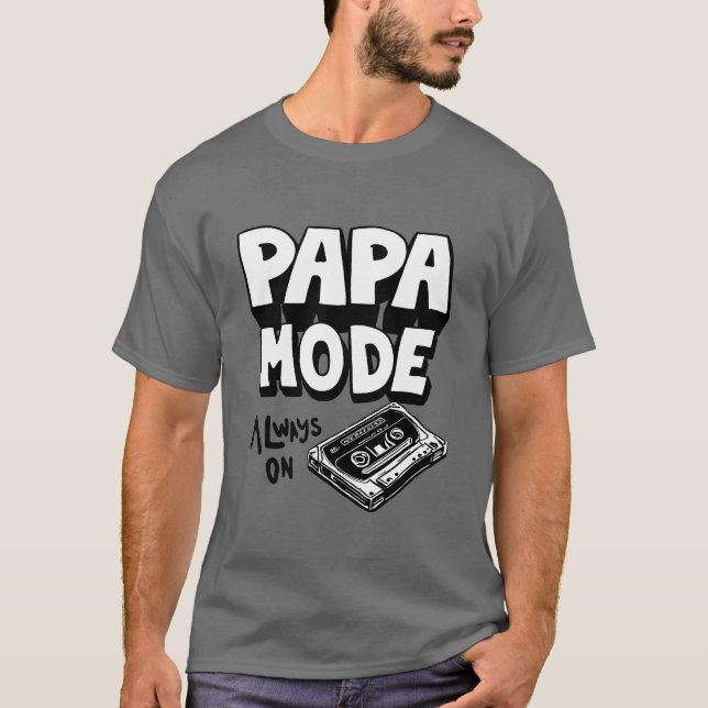 Camiseta Modo Papa dia de os pais (Frente)