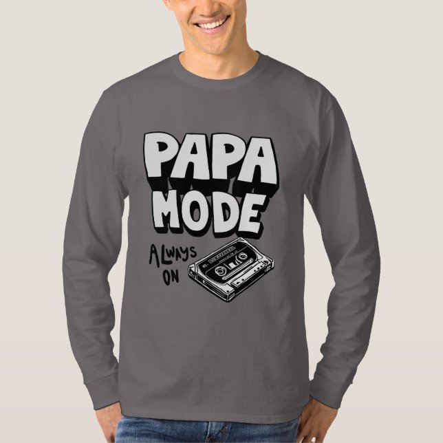 Camiseta Modo Papa dia de os pais (Frente)