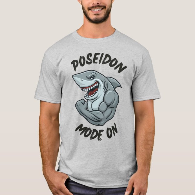 Camiseta Modo Poseidon On™ - Malhação Náutica Gym (Frente)