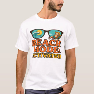 Camiseta Modo Praia: Ativado