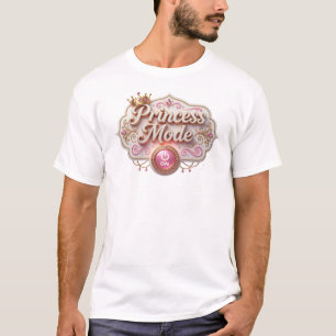 Camiseta MODO PRINCESA Edgy Criação Personalizada