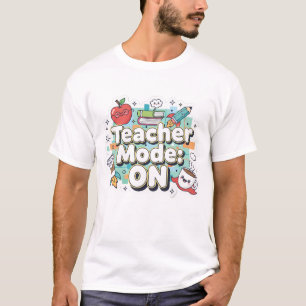 Camiseta Modo Professor: ATIVADO – Professor Divertido de V
