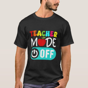 Camiseta Modo Professor Desligado Fim do Ano Olá Verão