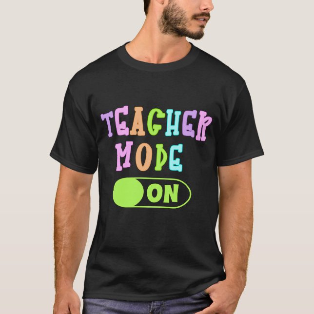 Camiseta Modo Professor na Almofada (Frente)