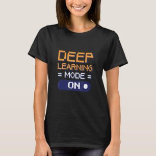 Camiseta Modo Profundo De Aprendizado Em Engenheiros De Dad