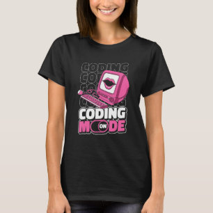 Camiseta Modo Programador Ativado Programação Codificação