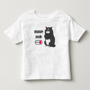 Camiseta Modo rabugento em gato gordo engraçado