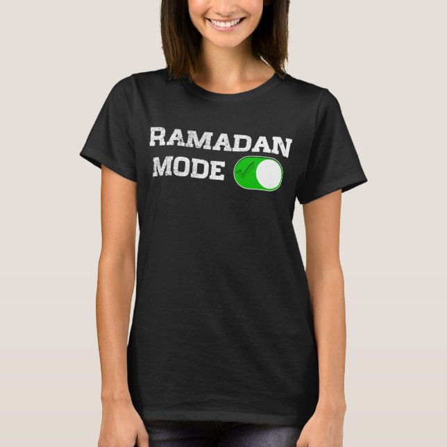 Camiseta Modo Ramadã Nos Muçulmanos De Férias Ramadã (Frente)
