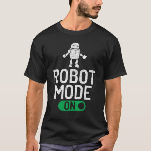 Camiseta Modo robô em robótica