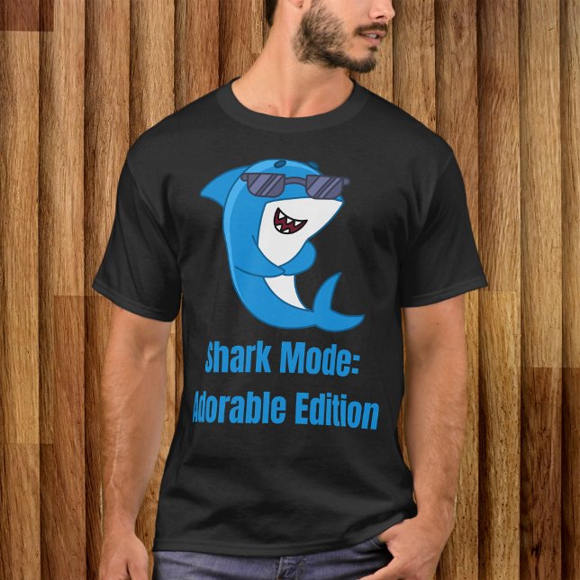 Camiseta Modo Shark: Edição Adorável (Criador carregado)