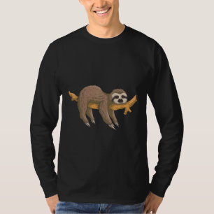 Camiseta Modo Sloth Engraçado Ativado Lpreguiçoso