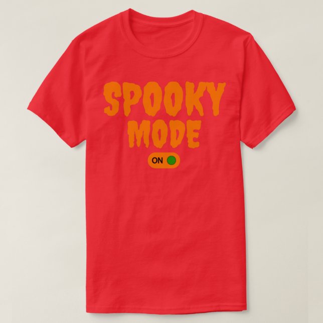 Camiseta Modo Spooky On1 (Frente do Design)