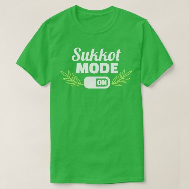Camiseta Modo Sukkot ativado (Frente do Design)