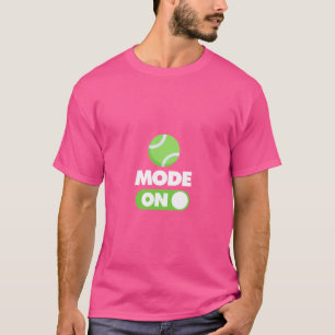 Camiseta Modo tênis Nos Esportes Engraçados Dizendo Tendênc