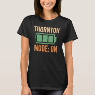 Camiseta Modo Thornton no Design de Bateria