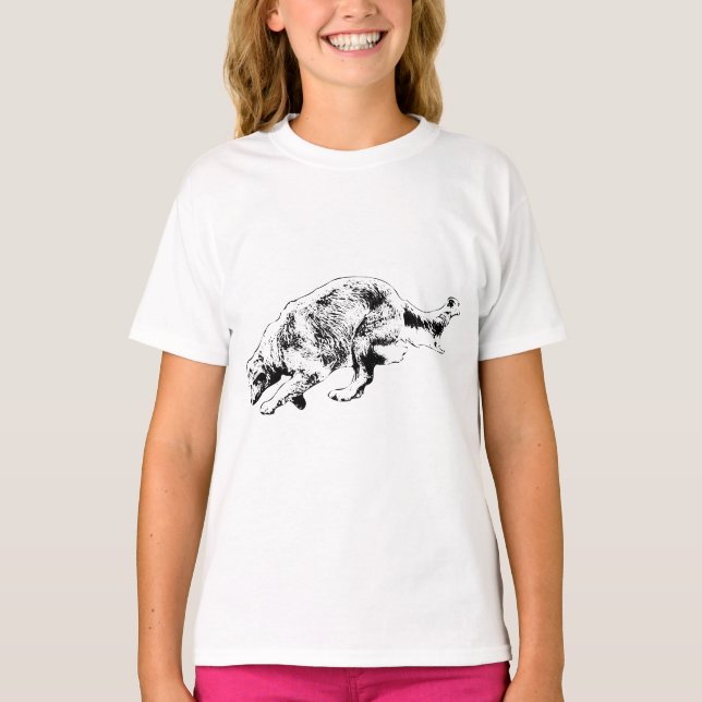 Camiseta Modo Traço: Ouro com Foco Lateral (Frente)